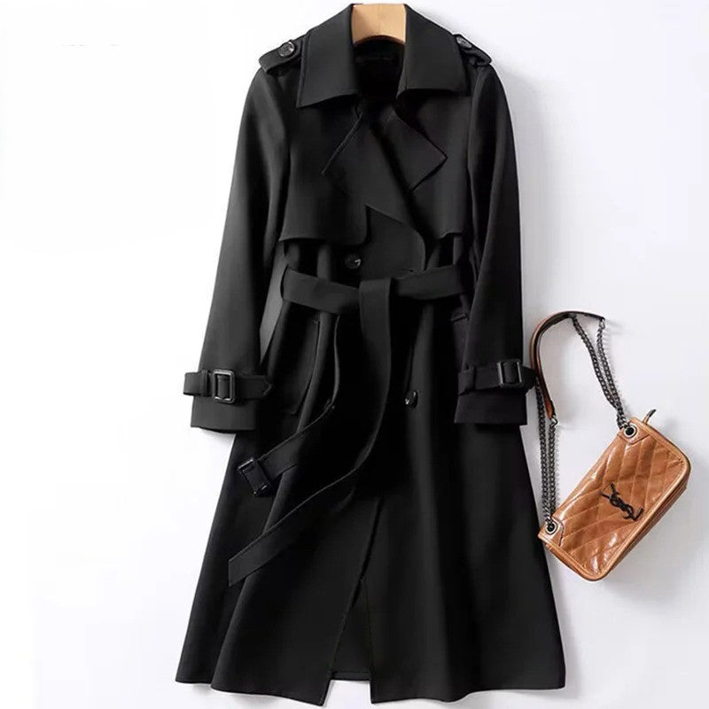 Amelie - Long Trench Coat for Ladies