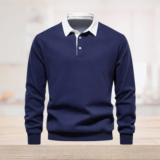 Langarm Polo Shirt