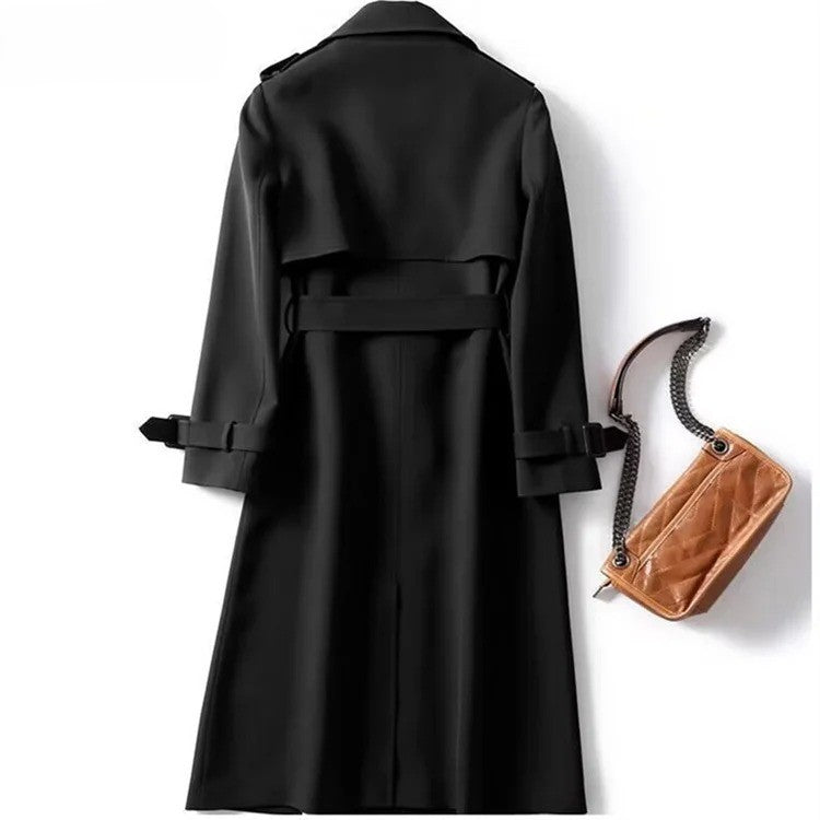 Amelie - Long Trench Coat for Ladies